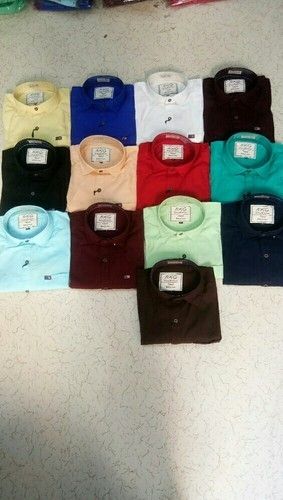 Mens Casual Cotton Plain Shirts Age Group: All Age Group