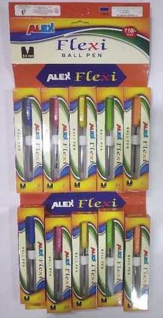 Multicolor Alex Flexi Ball Pens
