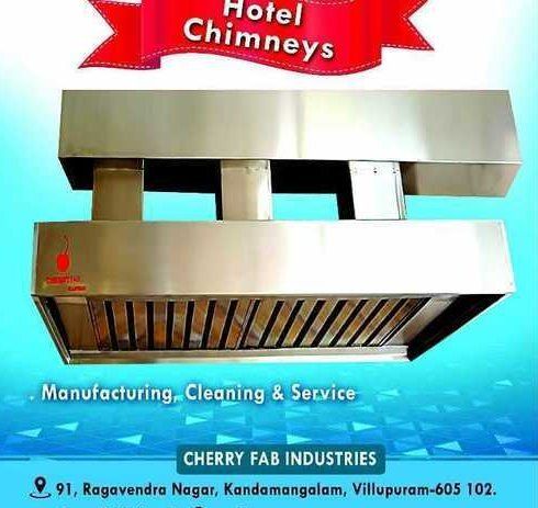 Stainless Steel Electric Hotel Kitchen Chimney