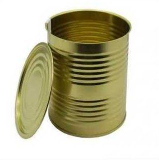 Golden Tin Containers For Packaging