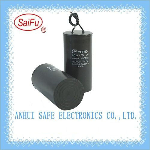 450Vac 45Uf Cbb60 Ac Motor Start And Run Capacitor Capacitance: 1~60Uf