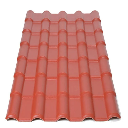 ASA Synthetic Resin Roofing Sheet - 5.694m x 1.05m x 2.3mm | Long Life, Heat Insulated, Optimum Performance, Red Excellence