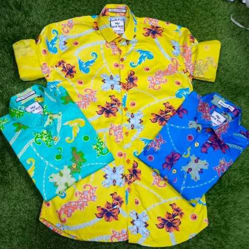 Printed Casual Shirts For Men Age Group: Adult