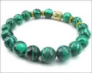 Health Ladies Green Malachite Bracelet