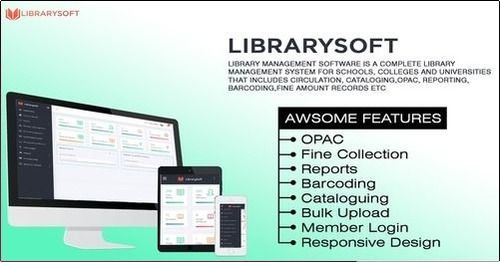 (Librarysoft) लाइब्रेरी प्रबंधन सॉफ्टवेयर