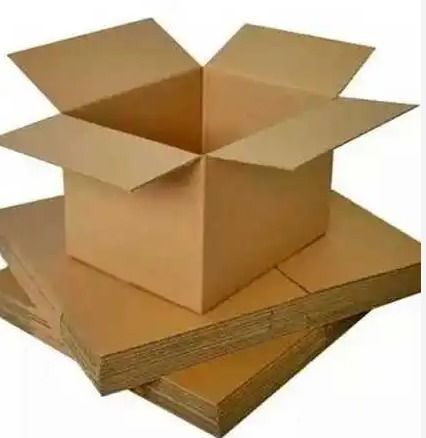 Paper Brown Color Plain Corrugated Boxes