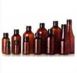 Brown Transparent Pharma Pet Bottles