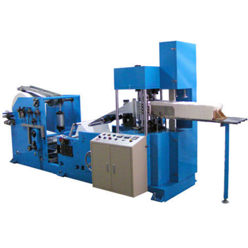 Blue Tissue Papers Napkin Making Machine