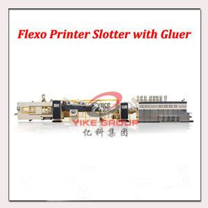 Flexo Printer Slotter Die Cutter With Folder Gluer Inline Diameter: 35*5*5M  Meter (M)