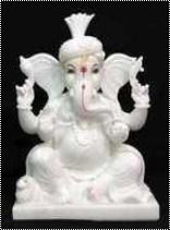 God Ganesh Marble Murti