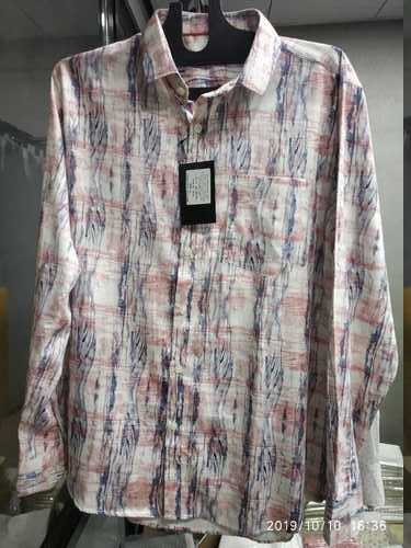 Full Sleeves Printed Cotton Shirt Age Group: Adult