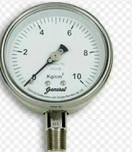 Liquid Filled Oil Pressure Gauge  Dial Material: Plastic