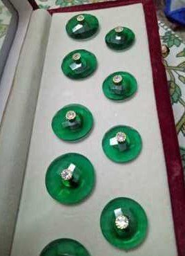 Multicolor Stone Buttons For Sherwani And Suit