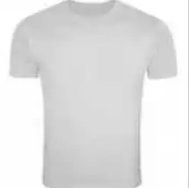 White Corporate Cotton Round Neck T Shirt Age Group: Above 18