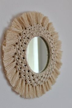 Crochet Wall Mirror