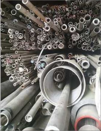 Silver Stainless Steel Round Pipes