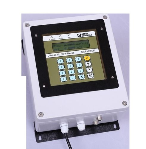 Ultrasonic Flow Meter - Clamp-On Design, Non-Intrusive Liquid Flow Measurement with LCD Display and RS-485 Interface | Ideal for Water, Oil, and Hygienic Applications