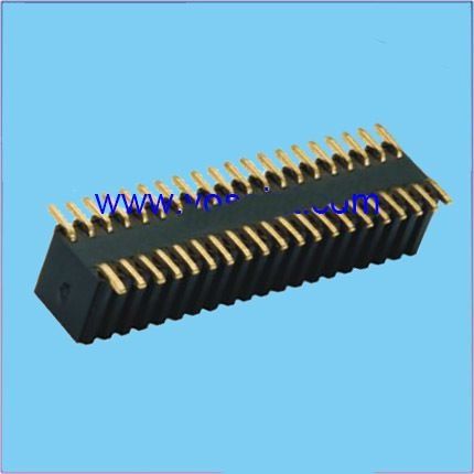 1.27Mm Pitch Female Header H4.6Mm Double Row Smt Application: Pcb Mount