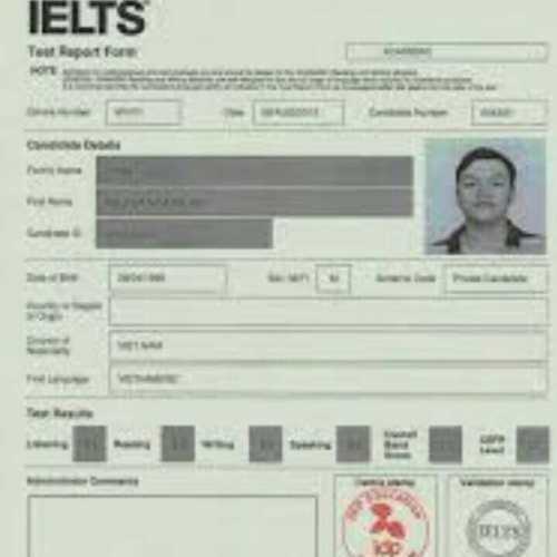 IELTS Original Certificate Service