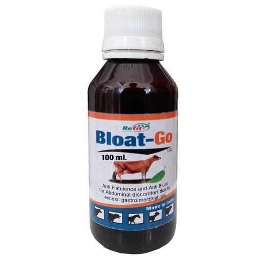 Anti Bloat Liquid For Cattle (bloatgo 100ml.) Use Feeding Schedule