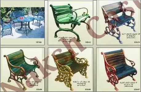 Various Colors Are Available Cast Iron Garden Chairs