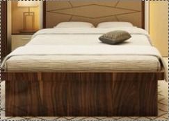 Compact Design Wooden Bed
