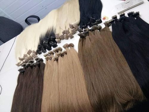 All Colours Double Drawn Hair For Ladies