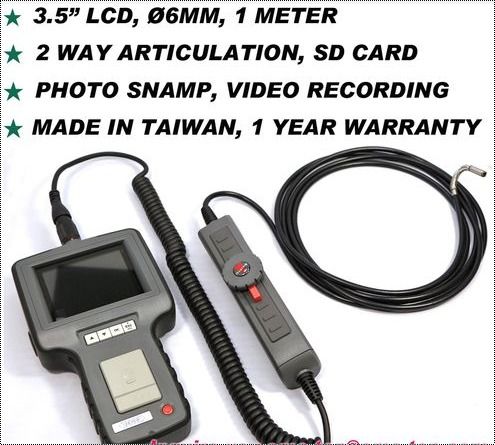 2 Way Articulation Vga Inspection Borescope Videoscope (Ndt Jfvs-60012) Application: Printing Industry