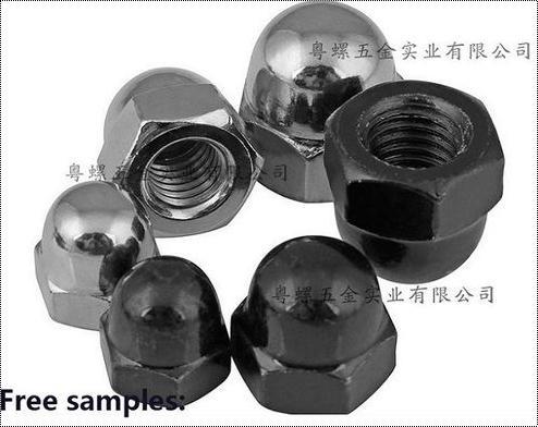 23569 M3-M12 Black One Cap Nut