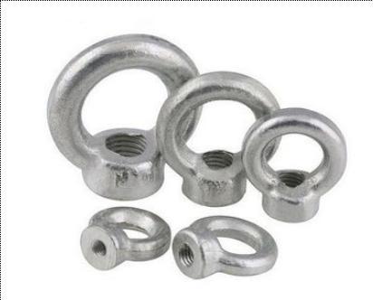 Stainless Steel Ring Round Nuts Head Size: 8