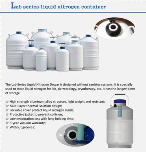 Cryogenic Liquid Nitrogen Containers