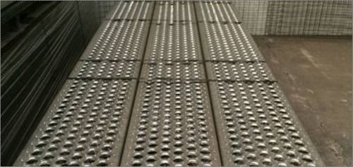 White Perforated Grip Walkway Grating