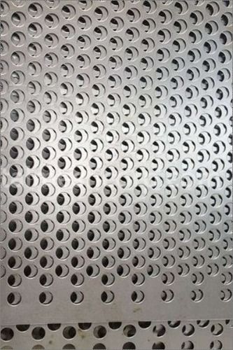 Staggered 60 Degrees Round Hole Perforated Metal Sheet