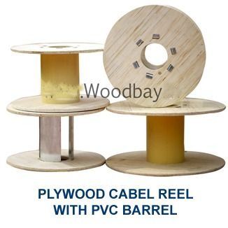 Plywood Cable Drum With PVC Barrel