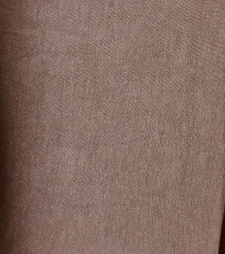 Single Jersey Cotton Slub Brown Fabric Size: Width 27"