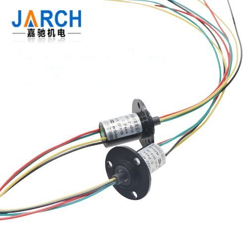 Silver-White Cctv Monitoring System 360 Rotating Long Life Mini Capsule Slip Rings