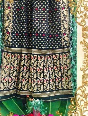 Vary 110 Counts Pure Cotton Dhakai Jamdani Sarees