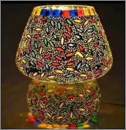 Multicolored Decorative Mujak Lamp