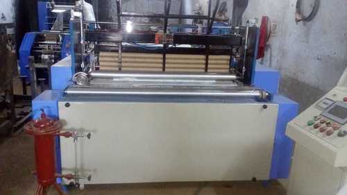 White Semi-Automatic Toilet Roll Slice Making Machine