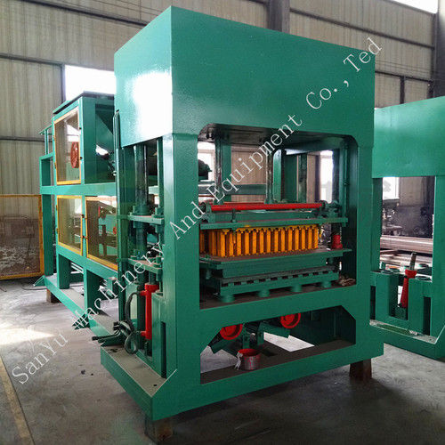 Green Hollow Hydraulic Semi Automatic Paving Brick Making Machine