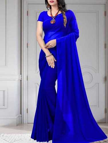 Custom Color Ladies Uniform Saree