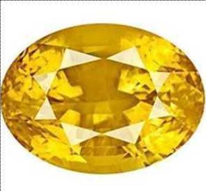 Yellow Pukhraj Stone - Round and Oval Shapes, Tarnish Proof with Elegant Design and Appealing Appearance