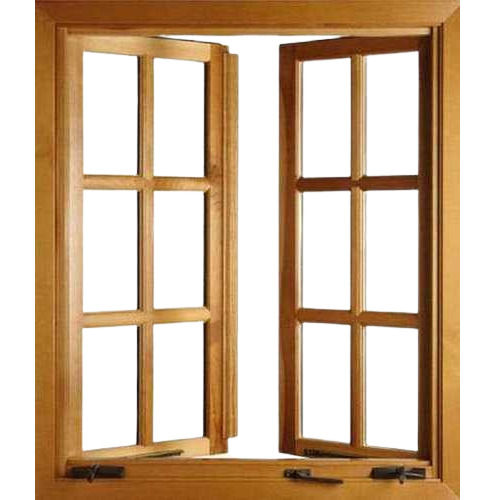 Fully Polished Wooden Window