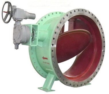 Carbon Steel Three Bar Cut-Off Butterfly Valve