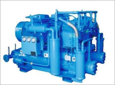 High Frequency Stationary Compressor Set - 415v, 50hz, 150lt/40gal, 8 Bar | 4 Hp Motor, Lubricated, Blue Finish