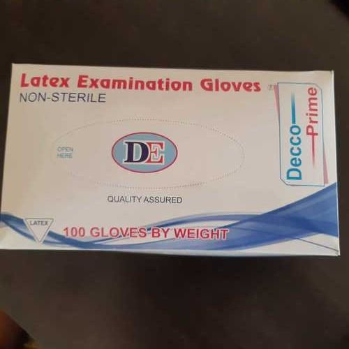 White Latex Examination Gloves