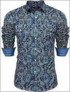 Any Mens Cotton Printed Shirt 