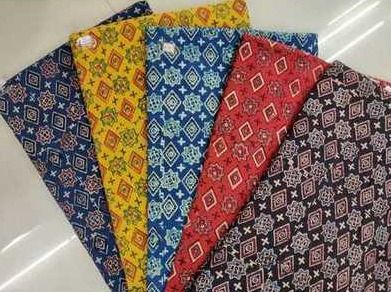 Kutchi Traditional Natural Hand Block Print Fabrics