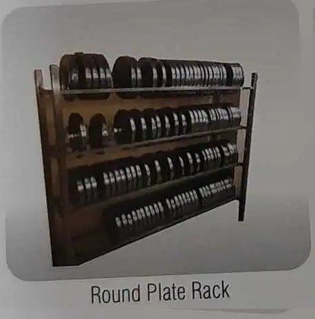 Stainless Steel Metal Round Plate Rack