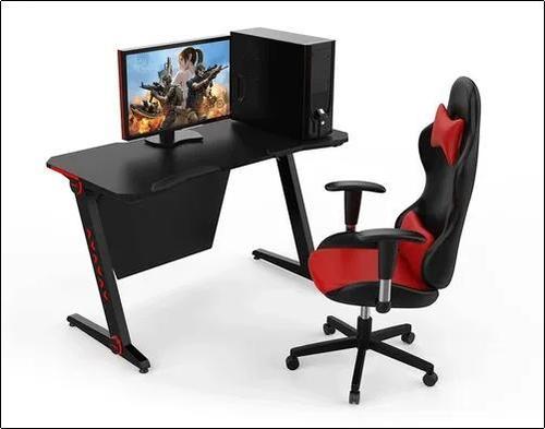 Computer Gaming Desk For Home And Office With Led Light